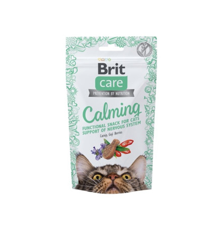 Brit Care Cat Snack Calming Ласощі для зменшення стресу у котів 50 г